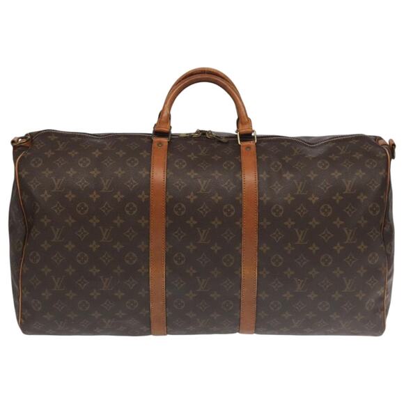 LOUIS VUITTON Monogram Keepall Bandouliere 60 Boston Bag M41412 - Picture 13 of 16